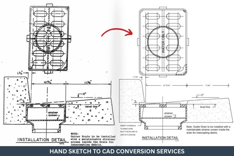 Hand Sketch to CAD Conversion Services