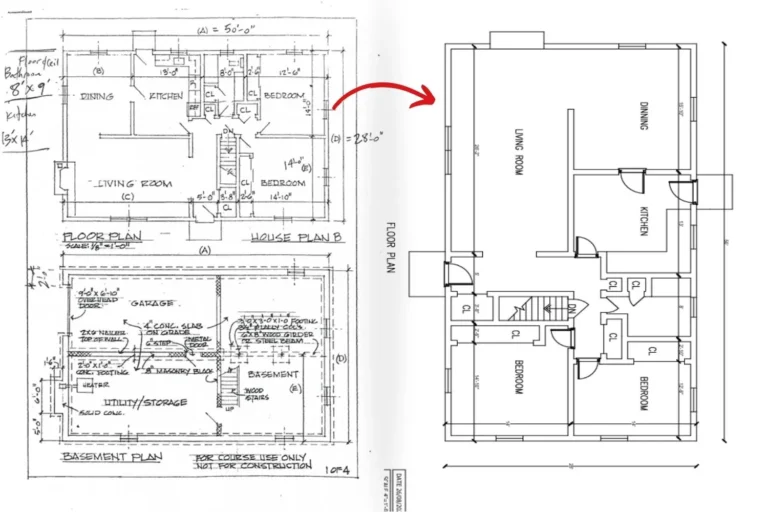 Building Elevations - PDF to CAD Conversion - 1