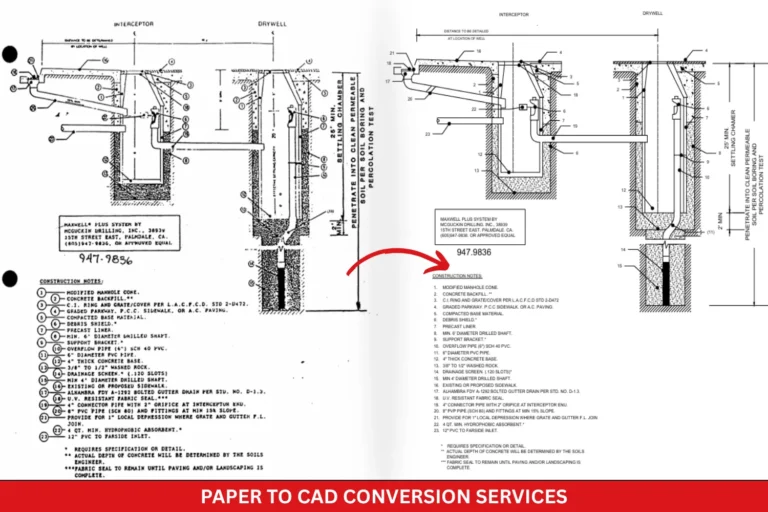 Paper to CAD Conversion Services